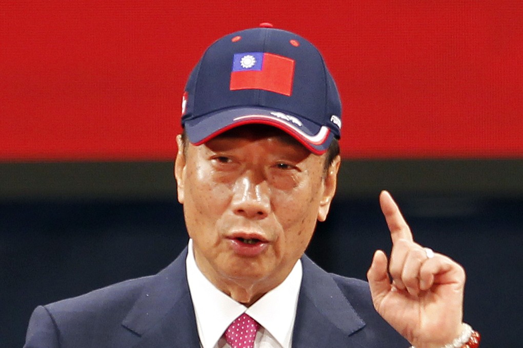 Foxconn founder Terry Gou says Taiwan can capitalise on the China-US tech rivalry. Photo: AP