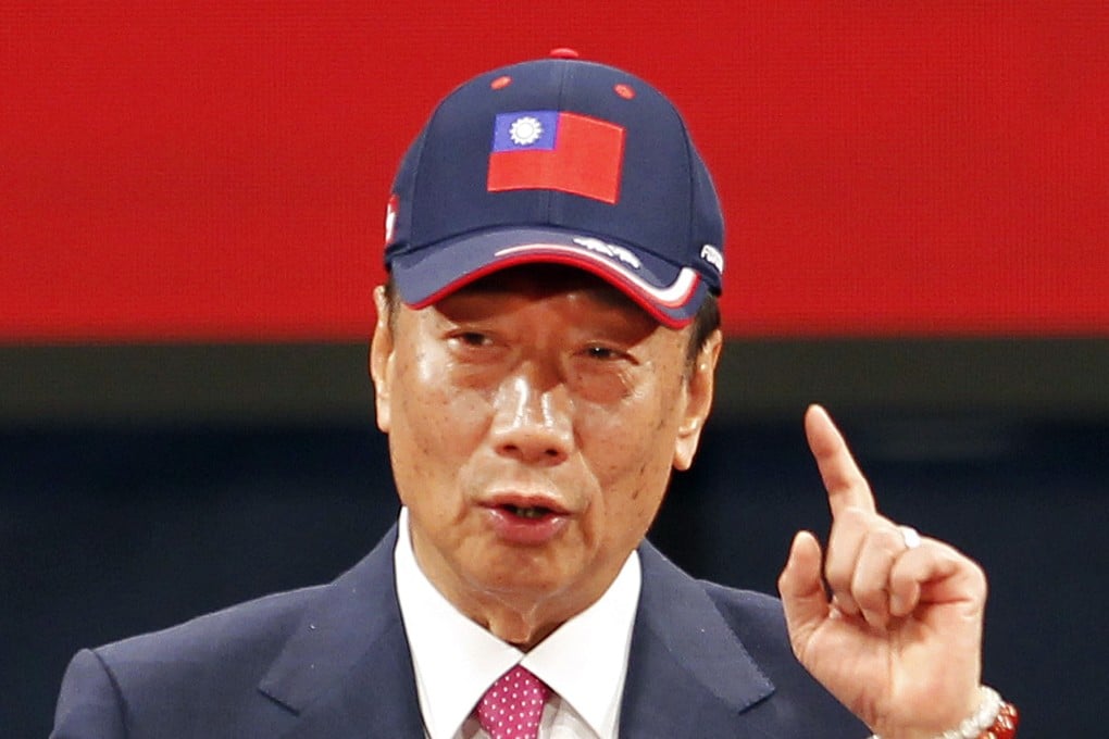 Foxconn founder Terry Gou says Taiwan can capitalise on the China-US tech rivalry. Photo: AP