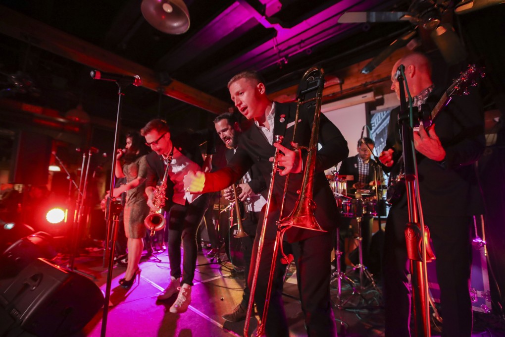 The Red Stripes ska band perform at Grappa's Cellar. Photo: Edward Wong