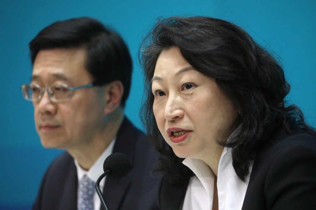 John Lee and Teresa Cheng say the government’s proposals are the most practical. Photo: Dickson Lee