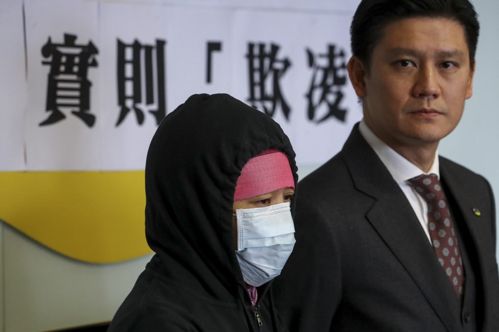 Wong, with Civic Party lawmaker Jeremy Tam, also said she was picked on for not signing the form. Photo: Sam Tsang