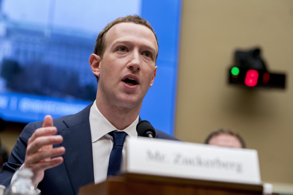 Facebook CEO Mark Zuckerberg testifies before a House Energy and Commerce hearing on Capitol Hill in April 2018. Photo: AP