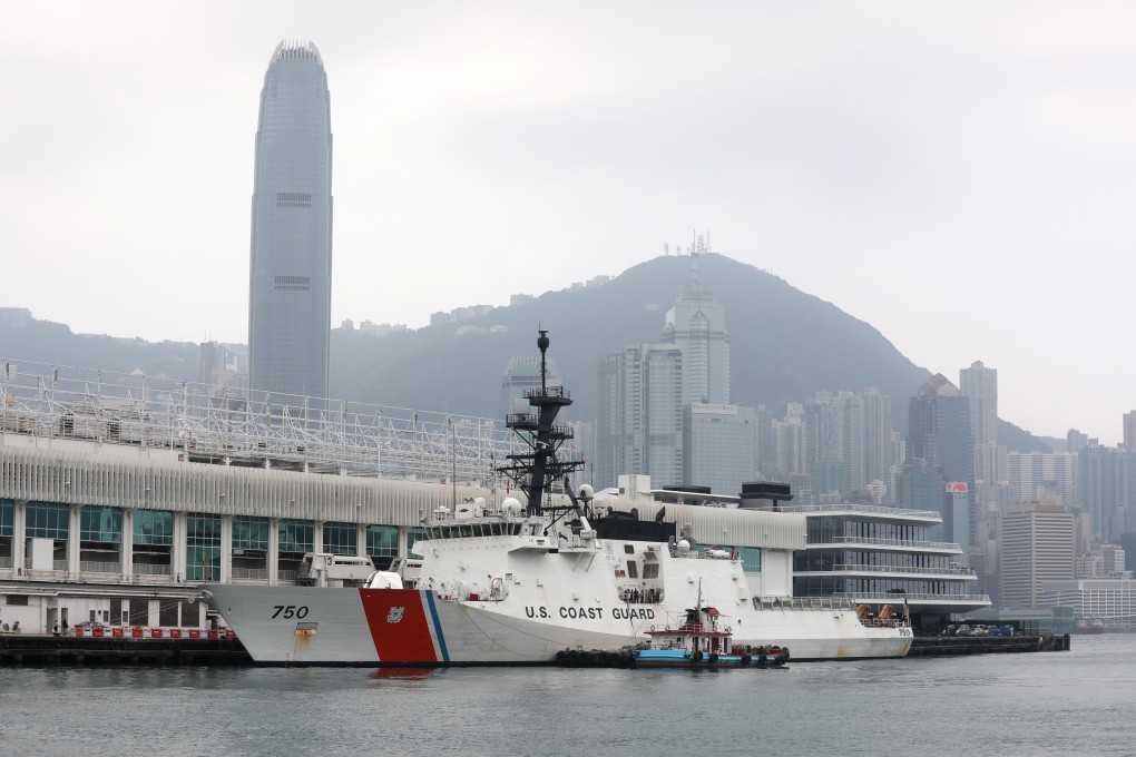 The US Coast Guard vessel Bertholf during a visit to Hong Kong last month. Photo: SCMP