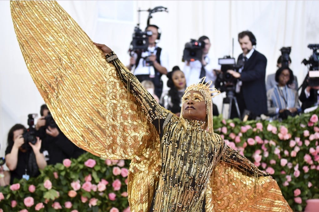 Actor Billy Porter soared above other Met Gala attendees with his elevated take on the theme, in a look from The Blonds. Photo: AP