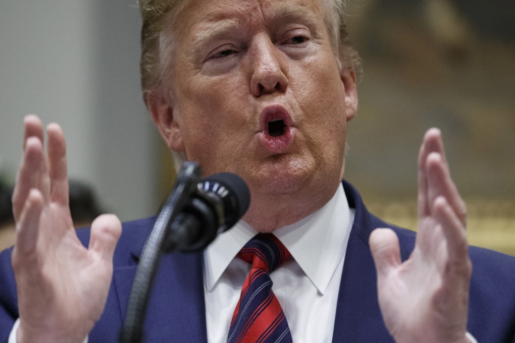 US President Donald Trump tweeted on Friday that trade talks with China were ‘congenial’ after raising tariffs on US$200 billion of Chinese imports. Photo: EPA