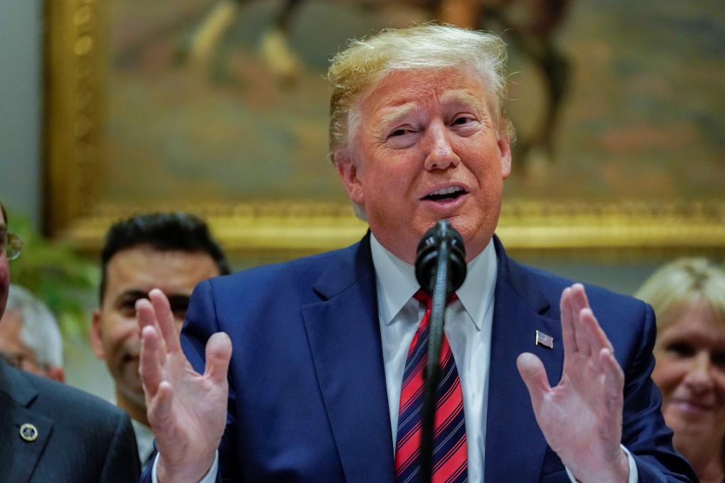 US President Donald Trump at the White House on Thursday said a trade deal with China was still ‘possible’ this week. Photo: Reuters