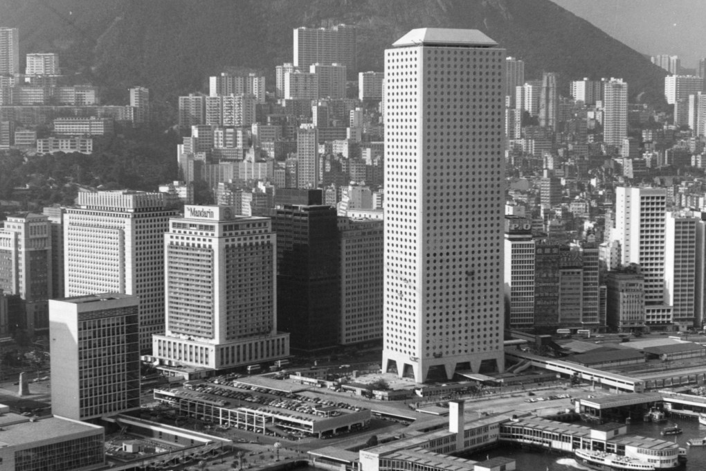 A file photo of Central showing Connaught Centre (now called Jardine House), the tallest building in Hong Kong in the 1970s. Photo: SCMP
