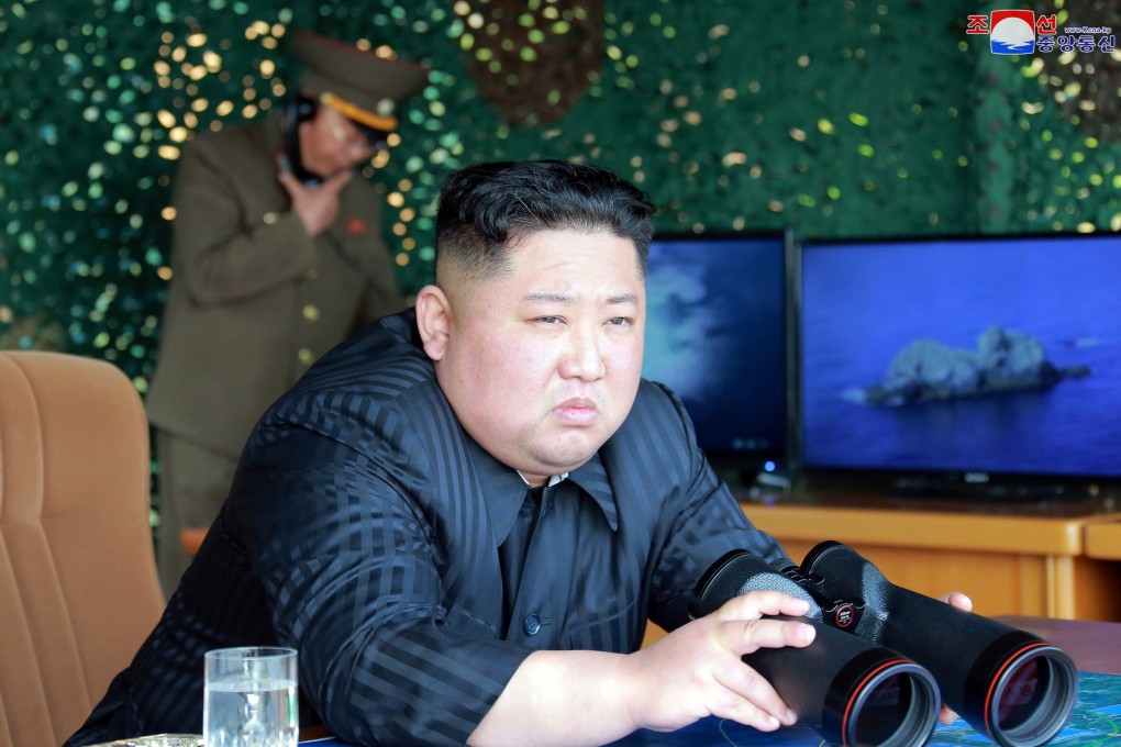 North Korean leader Kim Jong-un observing missile tests last weekend. Photo: AP/KCNA