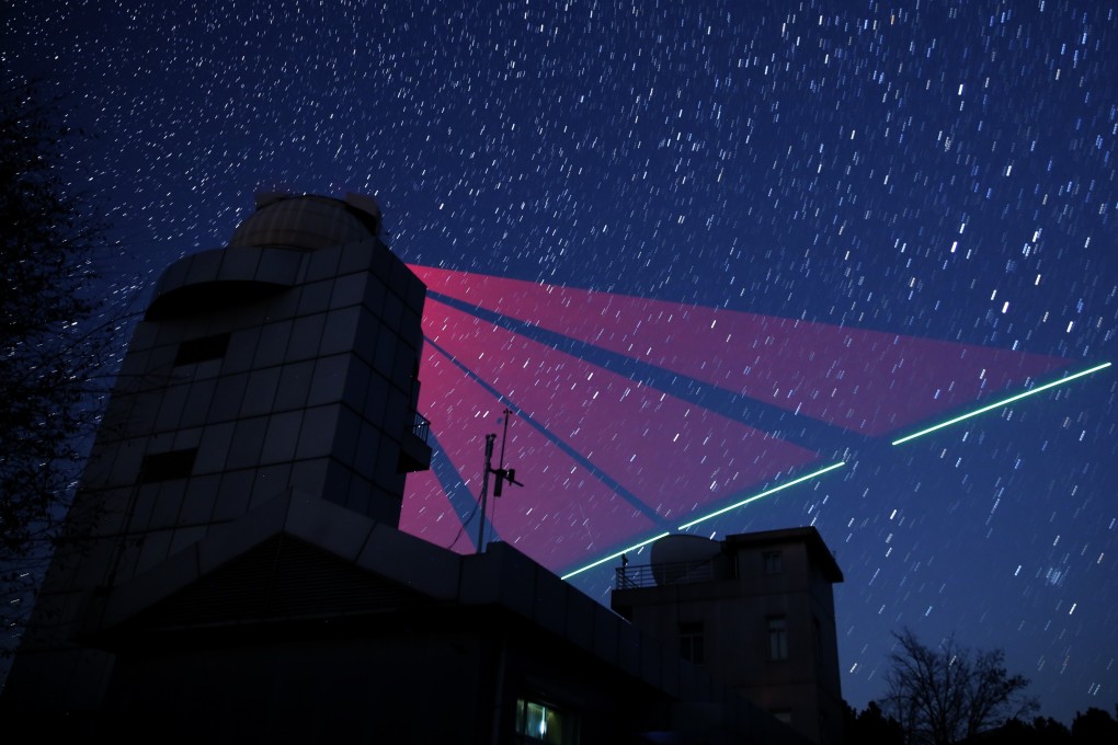 A satellite-to-Earth link was established in 2016. Photo: Xinhua