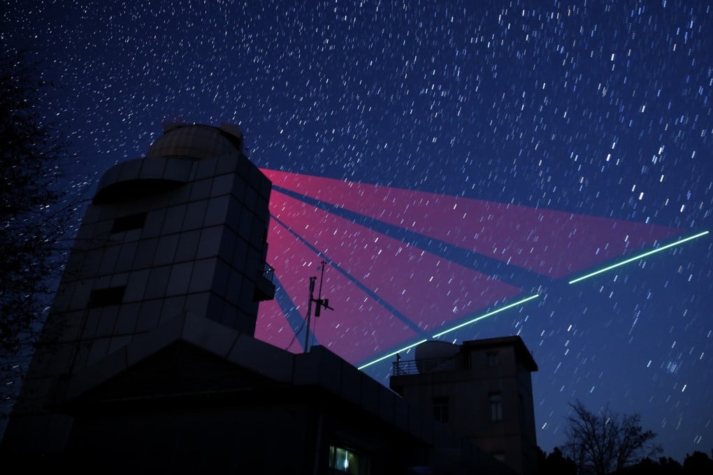 A satellite-to-Earth link was established in 2016. Photo: Xinhua