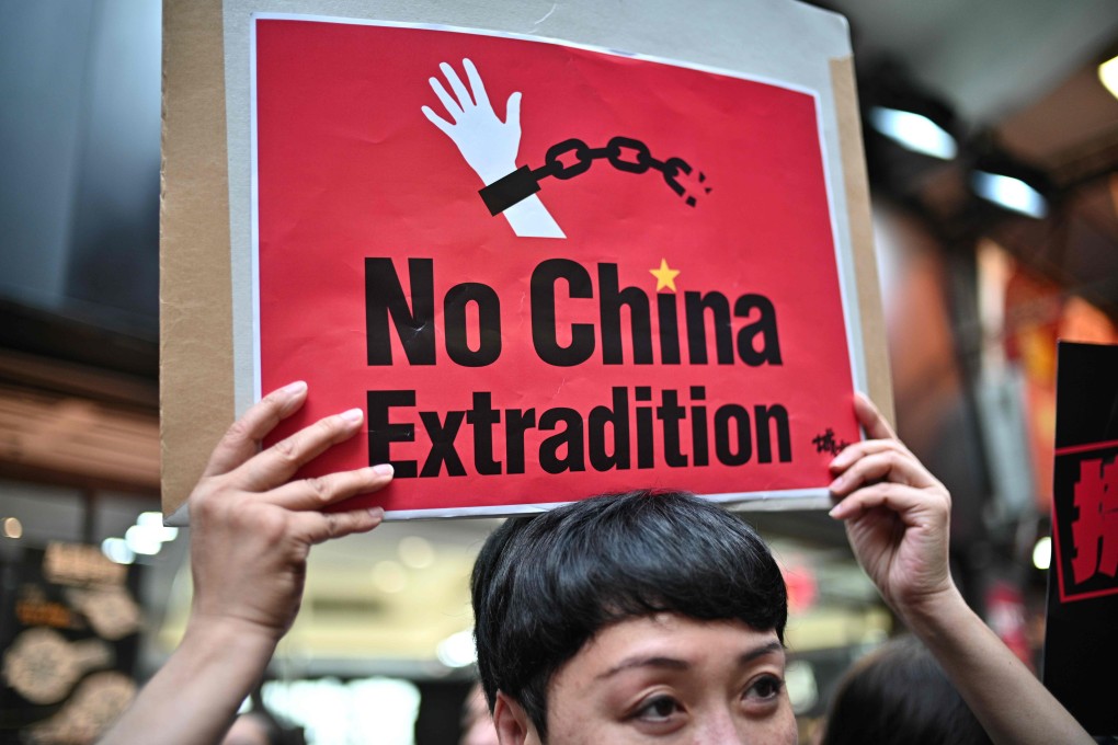 Protesters have come out against the extradition proposal, saying it could open the door to political prosecutions of Hongkongers in mainland China. Photo: AFP