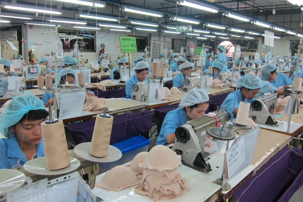 A factory in Thailand. Rising labour costs in China and a broad diversification of Chinese manufacturing will also determine the growth in investment in industrial property in Thailand. Photo: Denise Tsang