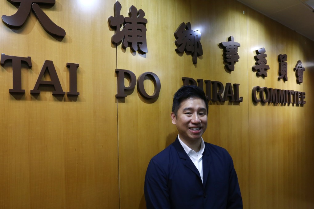 Peter Lam was elected chairman of Tai Po Rural Committee last month. Photo: Jonathan Wong