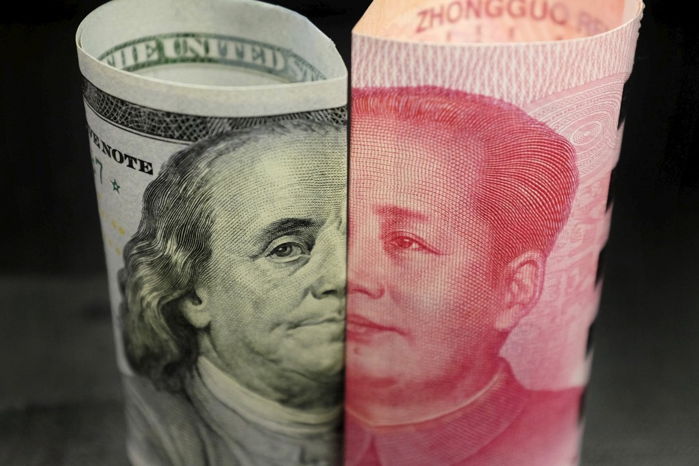 The currency market envisages that a renewed yuan weakness against the US dollar will be sustained rather than fleeting. Photo: Reuters