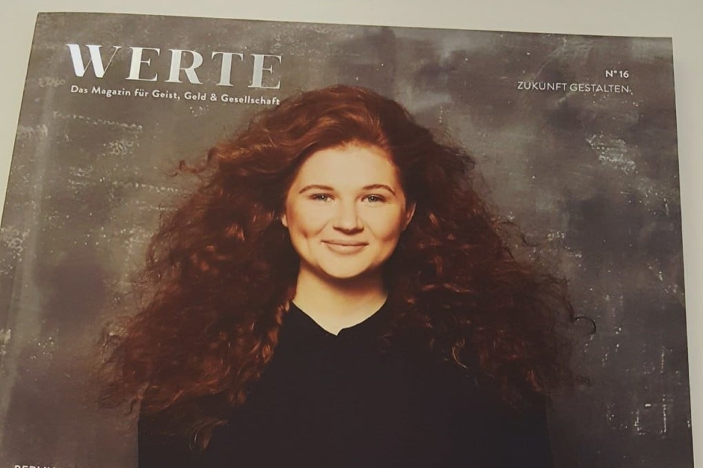 Verena Bahlsen pictured on the cover of a magazine in January 2018. Photo: Facebook