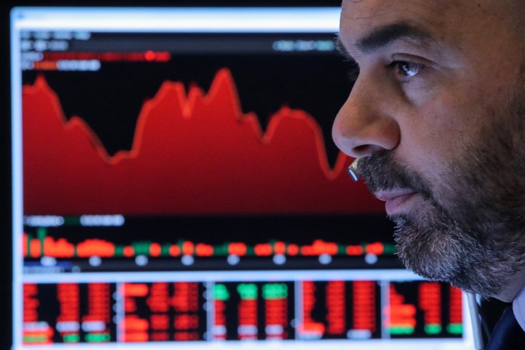 Stocks tumbled on Monday morning, extending last week’s sell-off. Photo: Reuters