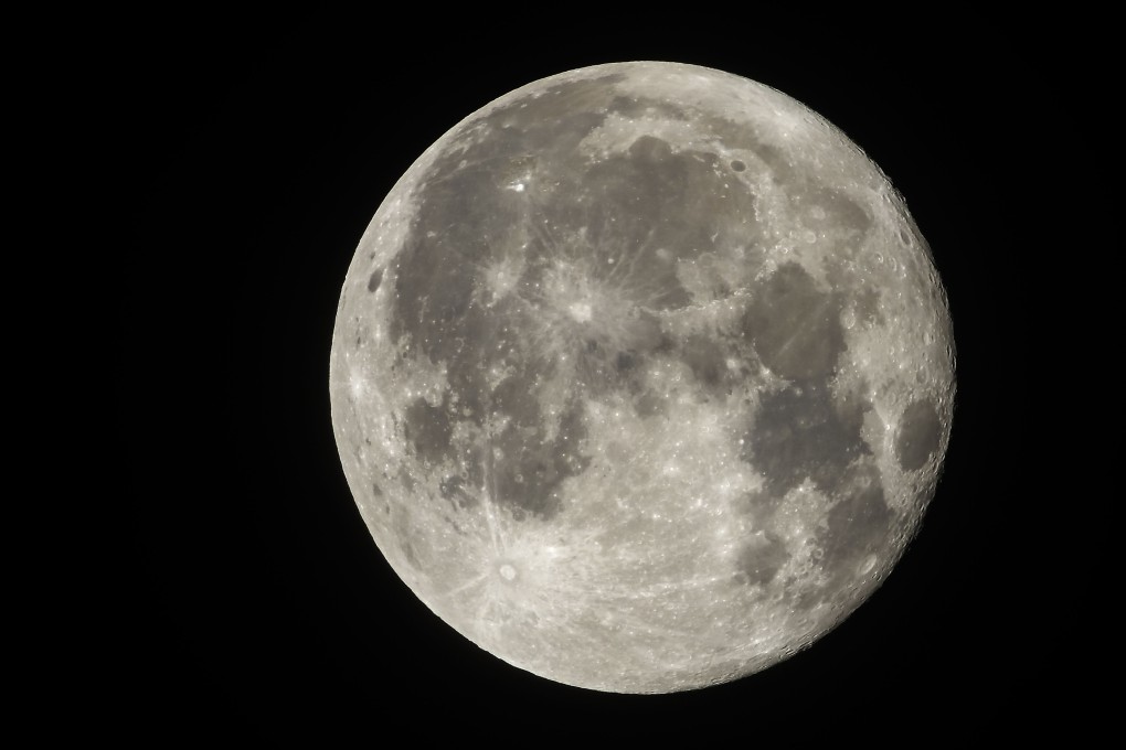 The moon. File photo: AFP