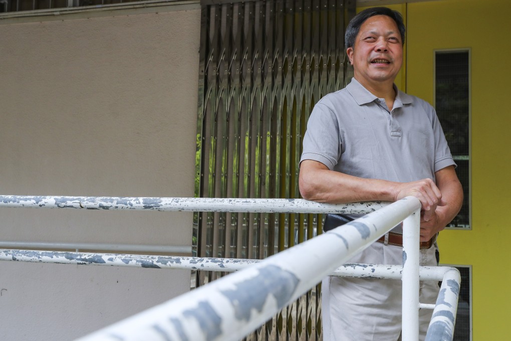 Tang Kwong-po at the Hong Kong Federation of the Blind in Kwun Tong. Photo: Edmond So