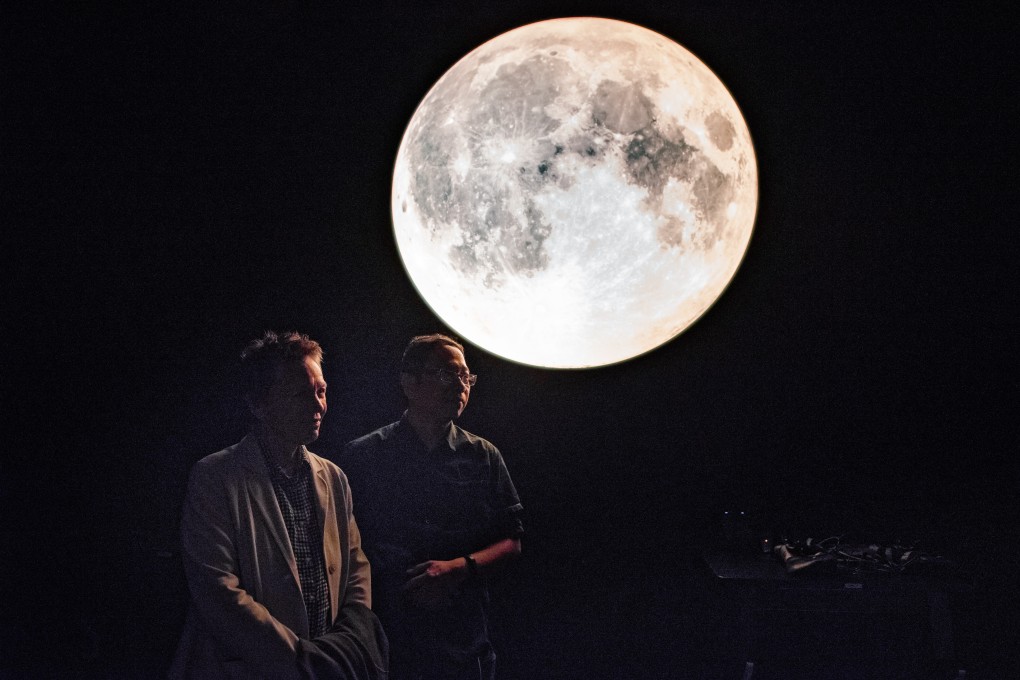 American artist and musician Laurie Anderson and Taiwanese new-media producer Huang Hsin-chien promote their film To the Moon. Photo: Kim Hansen