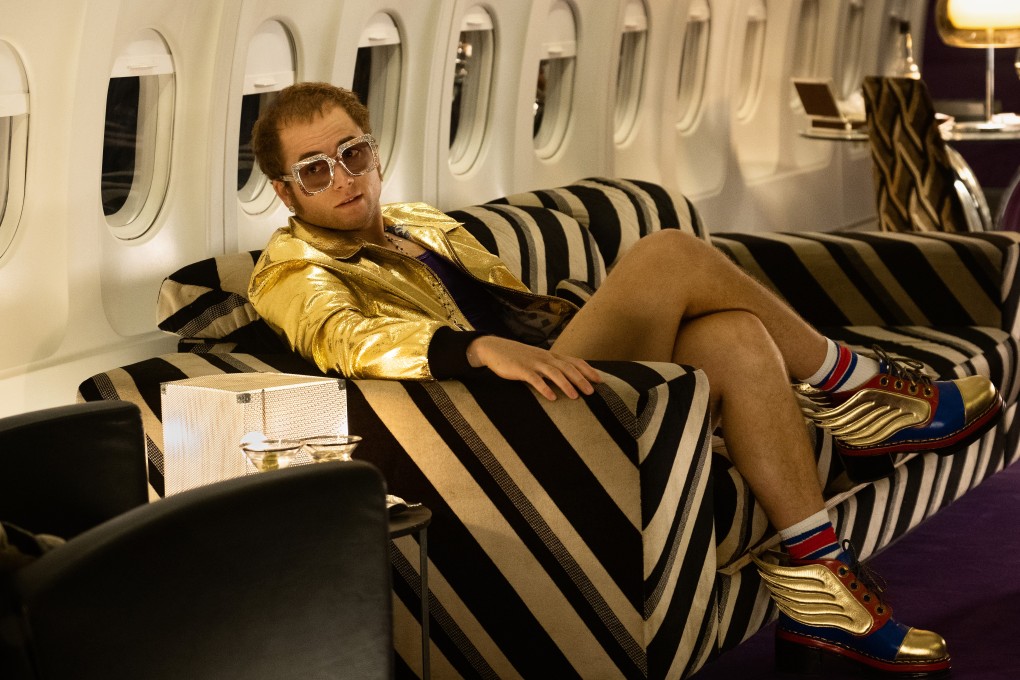 Taron Egerton as Elton John in a still from Rocketman (category to be confirmed). The film, directed by Dexter Fletcher, captures the singer’s rapid rise to multimillionaire status and his spells in and out of rehab. Richard Madden and Bryce Dallas Howard co-star.