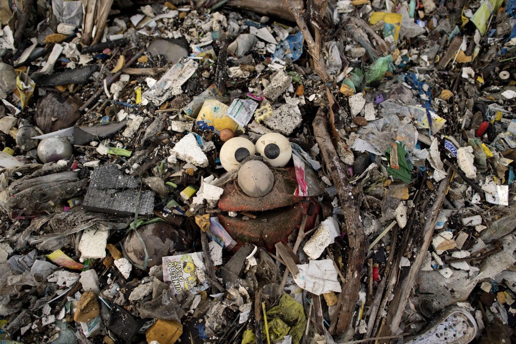 Plastic waste on a beach in the Philippines. The single-use plastic waste crisis has reached some of the world’s most remove islands in the Indian Ocean, according to a new study. Photo: AFP