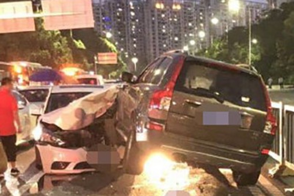 Police in Shenzhen, Guangdong province, are investigating a driver’s medical history after a fatal accident on Thursday. Photo: Weibo