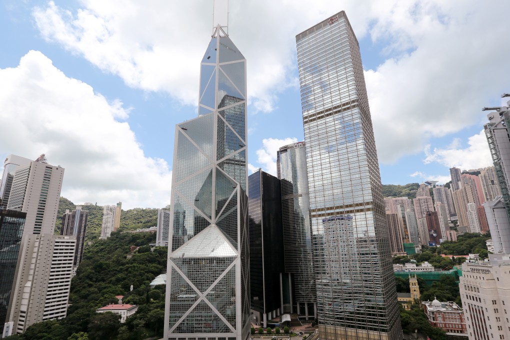 The Bank of China Tower (left) is an icon in Hong Kong’s skyline. Photo: Felix Wong