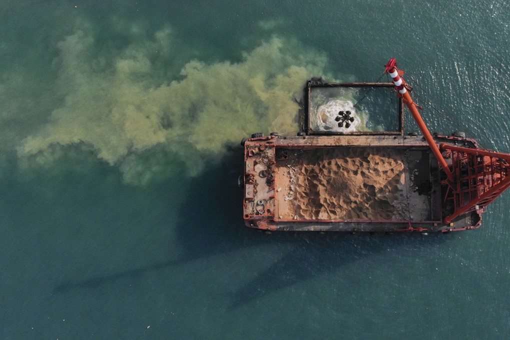 A lack of sand supplies for reclamation has hindered work in Hong Kong. Photo: Martin Chan