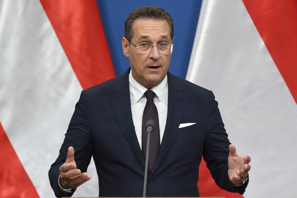 Austria's Vice-Chancellor Heinz-Christian Strache. Photo: AFP