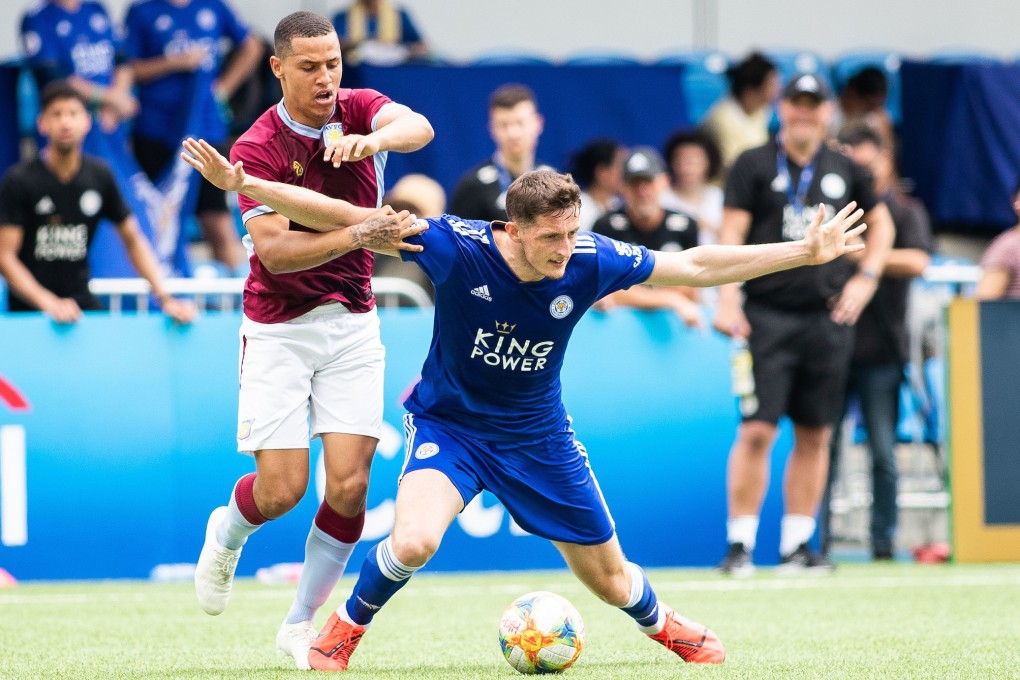 Leicester City v Aston Villa during the Main's Group B match of the Hong Kong Citi Soccer Sevens 2019. Photos: Eurasia Sport Images