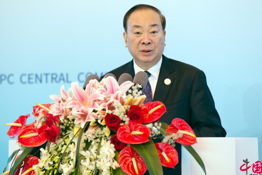 Huang Kunming, deputy head of the Publicity Department of the CPC Central Committee and head of the General Office of the Central Commission for Guiding Cultural and Ethnical Progress, addressed the media summit. Photo: Handout