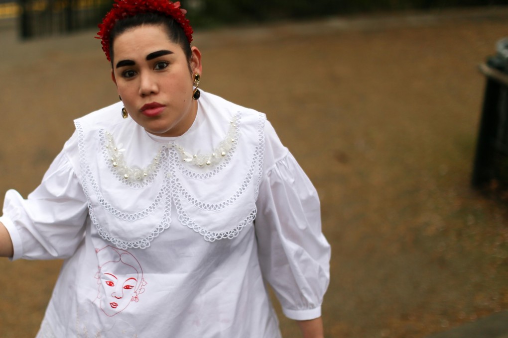 Katie Ruensumran wears Simone Rocha in London. Photo: Thomas Serre