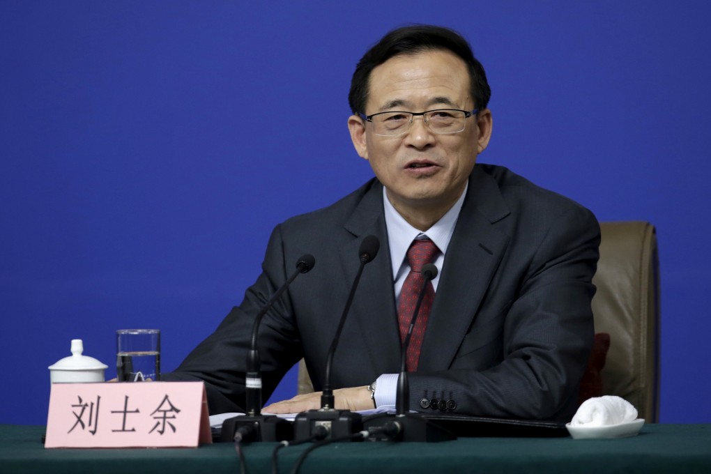 Liu Shiyu, the former chairman of the China Securities Regulatory Commission (CSRC), is being investigated for corruption. Photo: Reuters