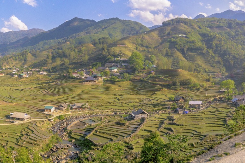 A panorama of the Muong Hoa Valley near Sapa, northern Vietnam, showing the extensive rice terraces. Photo: Nam Cheah