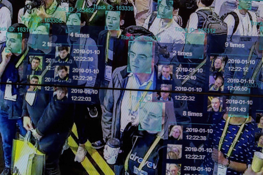 Live demonstration of artificial intelligence and facial recognition being used on crowds, at the CES 2019 trade show for consumer technologies in Las Vegas on January 10. Photo: AFP