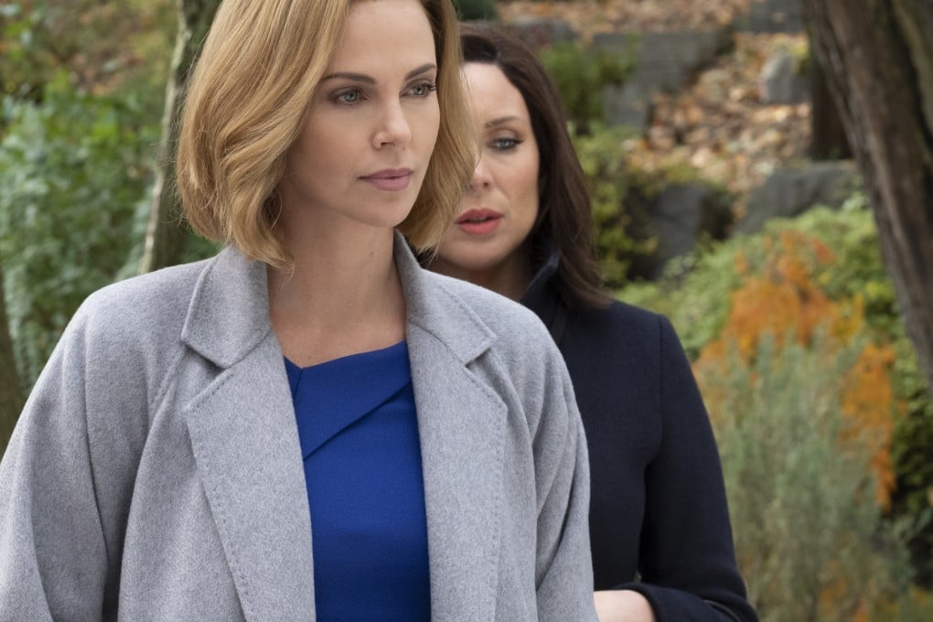 Charlize Theron in Long Shot (category IIB), directed by Jonathan Levine. Seth Rogen co-stars.