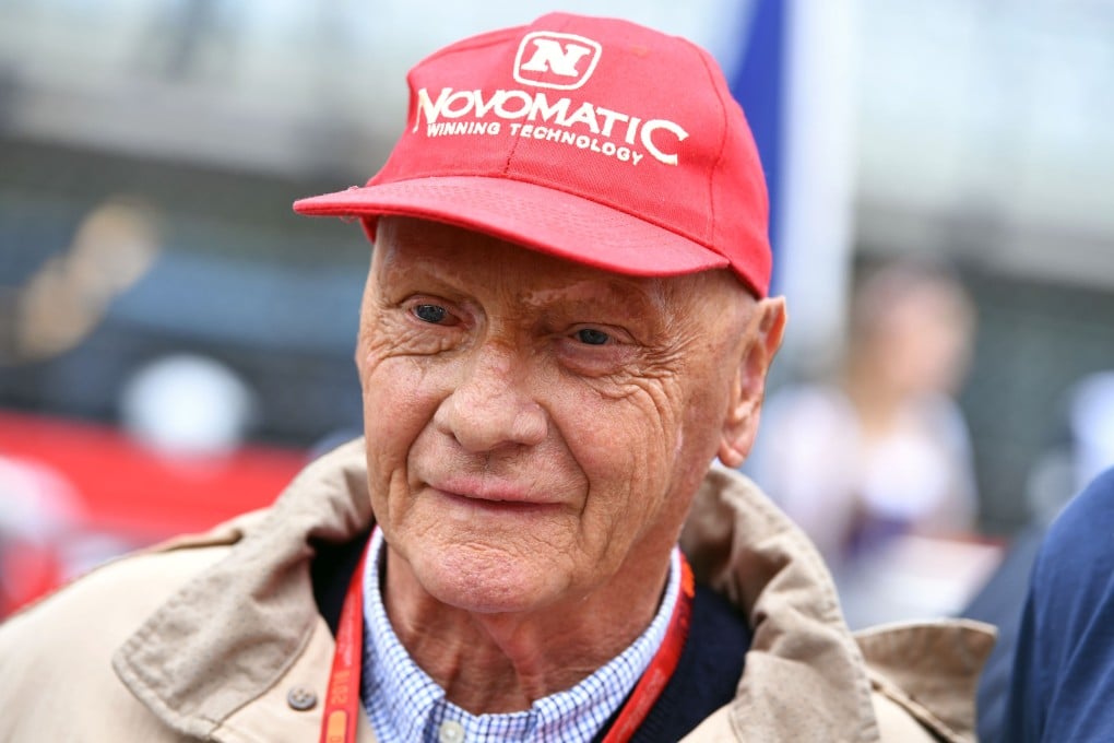 Ex-Formula One champion Niki Lauda attends the Austrian Grand Prix at the Red Bull Ring in Spielberg. Photo: AFP