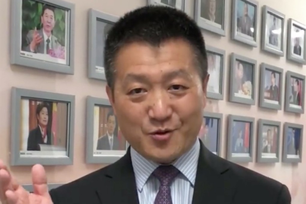 Chinese foreign ministry spokesman Lu Kang announced the official opening of the ministry’s Weibo account. Photo: Weibo