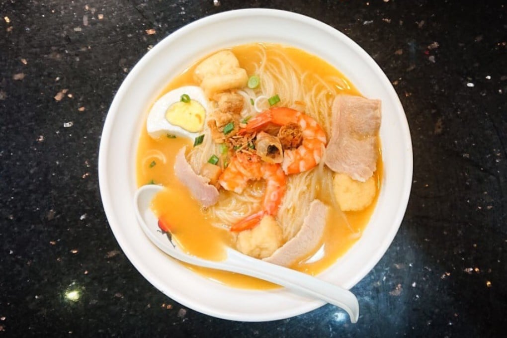 Prawn soup noodles at Chef Choi’s Prawn Mee in Tai Kok Tsui, Hong Kong. Photo: Michelle Wong