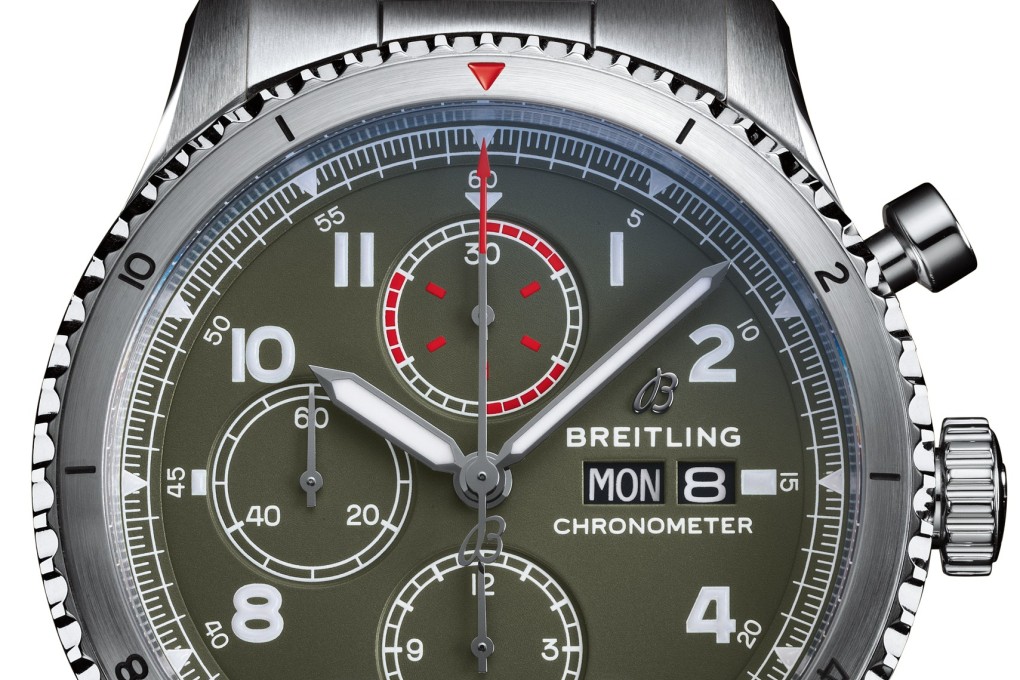 The Breitling Aviator 8 Chronograph 43 Curtiss Warhawk. – the Breitling Aviator 8 Chronograph 43 Curtiss Warhawk