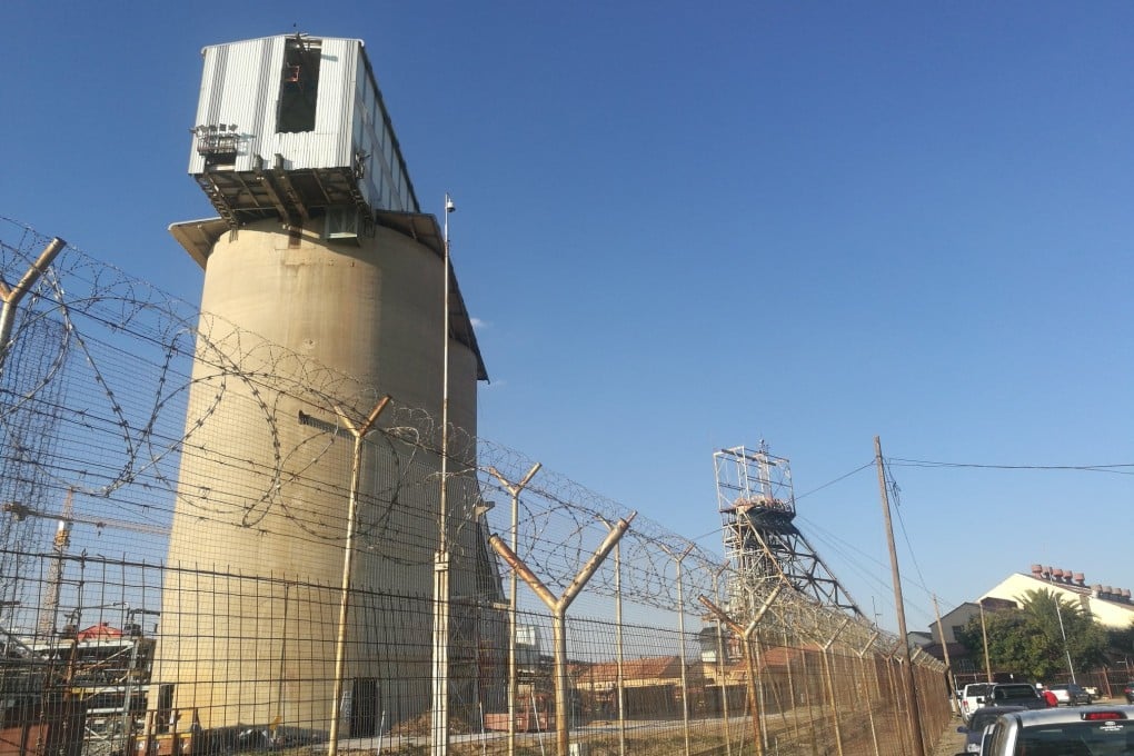 he union expressed concern over the health and safety of the mine workers refusing to emerge from the Orkney No. 7 shaft. Photo: Twitter/Livhuwani Mammburu