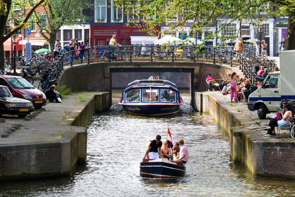 One of 165 canals in the Netherlands’ capital, Amsterdam. Photo: Alamy