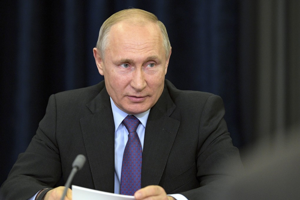 President Vladimir Putin has said Russia will finish a Russia-Germany pipeline under the Baltic Sea by the end of this year. Photo: AP