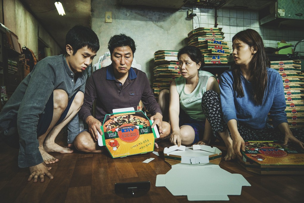 From left: Park So-dam, Song Kang-ho, Chang Hyde-jin and Choi Woo-shik in a still from Parasite, directed by Bong Joon-ho.
