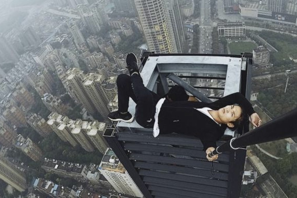 Wu Yongning, who died in 2017 after a fatal fall, was known for his hair-raising stunts. Photo: Handout