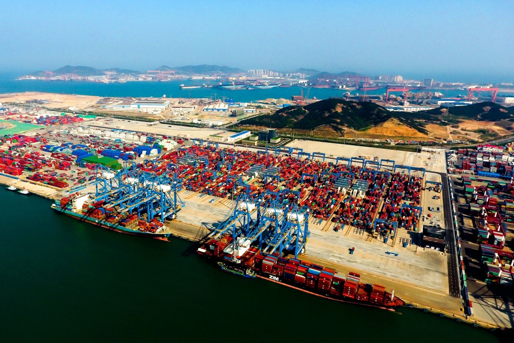 A container port in Qingdao in Shandong province in 2018. Photo: Xinhua