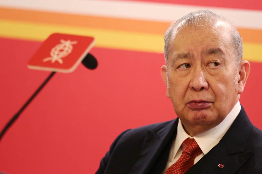 Bank of East Asia’s David Li Kwok-po will step down as chief executive and hand over the job to his two sons, while he remains executive chairman. Photo: Jonathan Wong