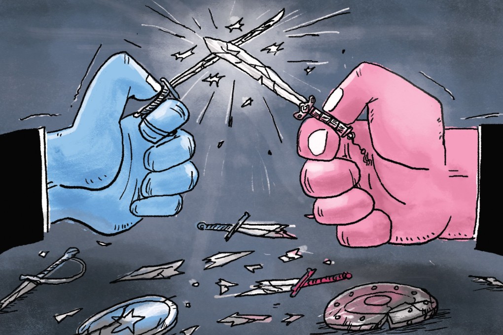 The longer the trade war lasts, however, the more pain both sides inevitably feel. Illustration: Brian Wang