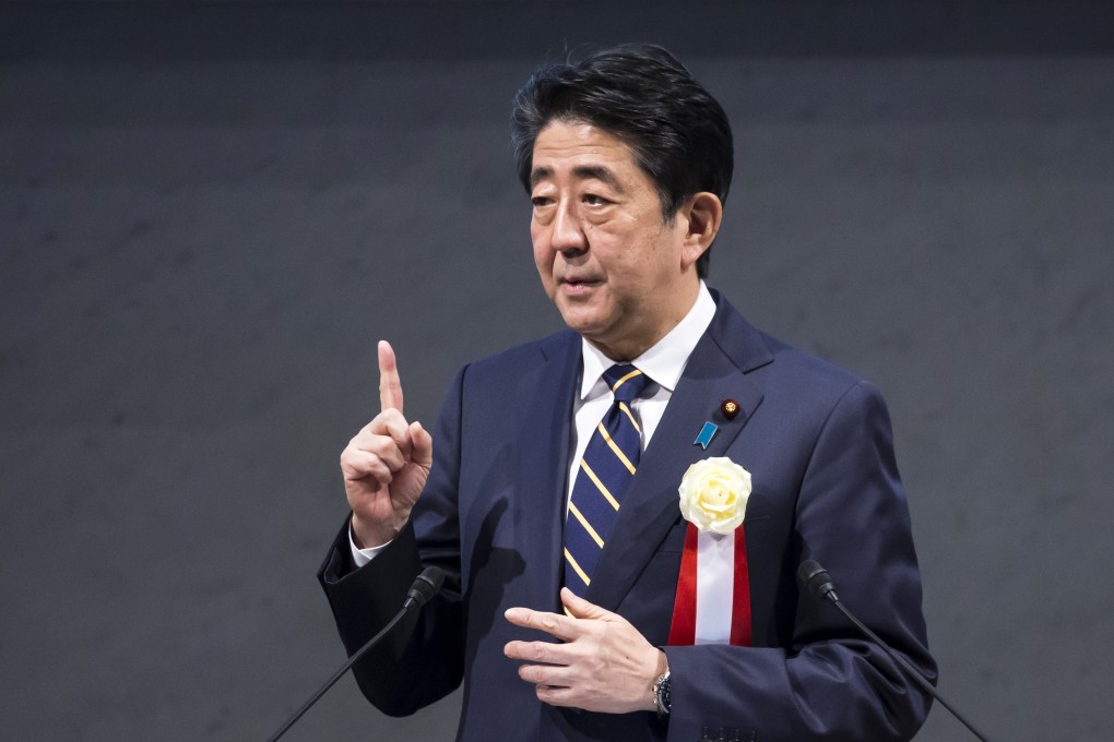 Abe Shinzo, the Prime Minister of Japan. Photo: Bloomberg