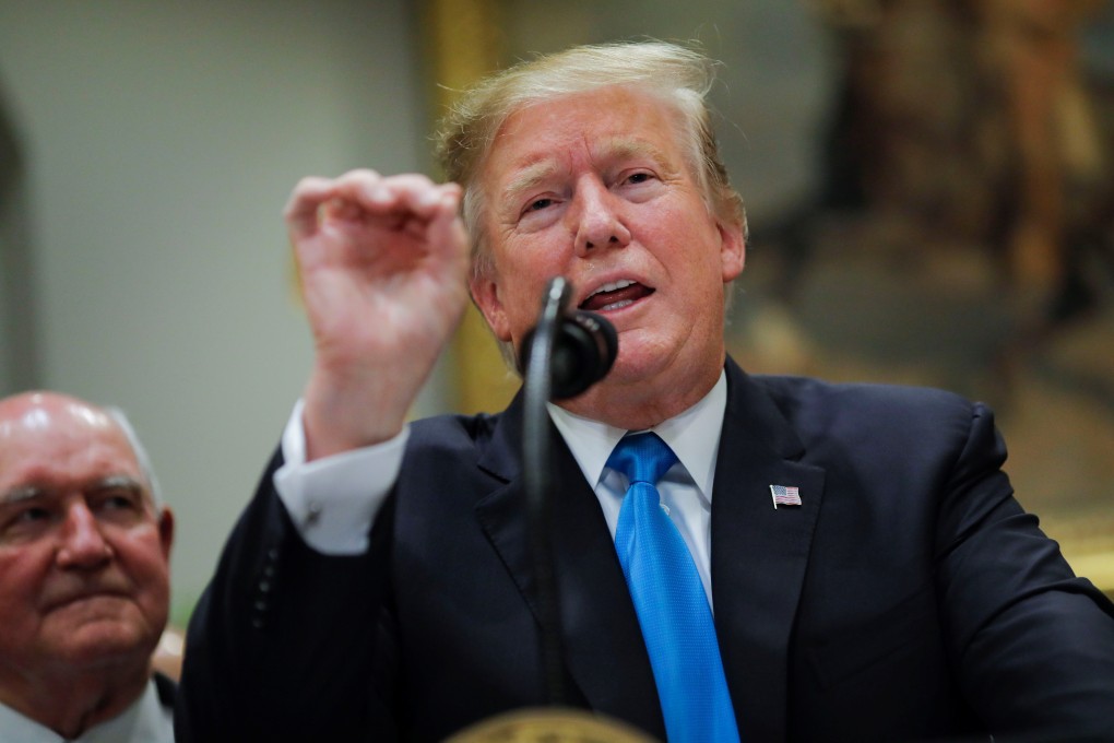 US President Donald Trump described Huawei as “very dangerous”. Photo: Reuters